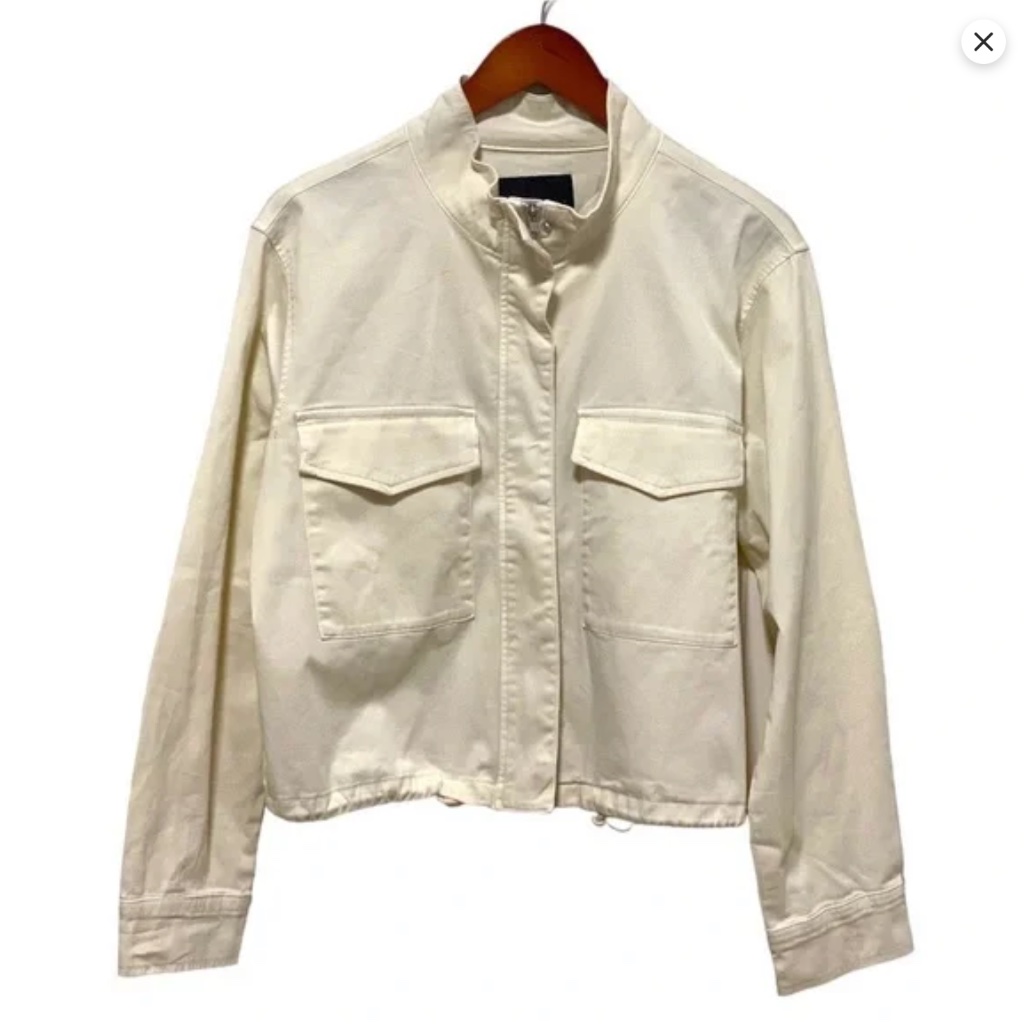 Sanctuary Clothing Armstrong Jacket Cream/Off White Size S